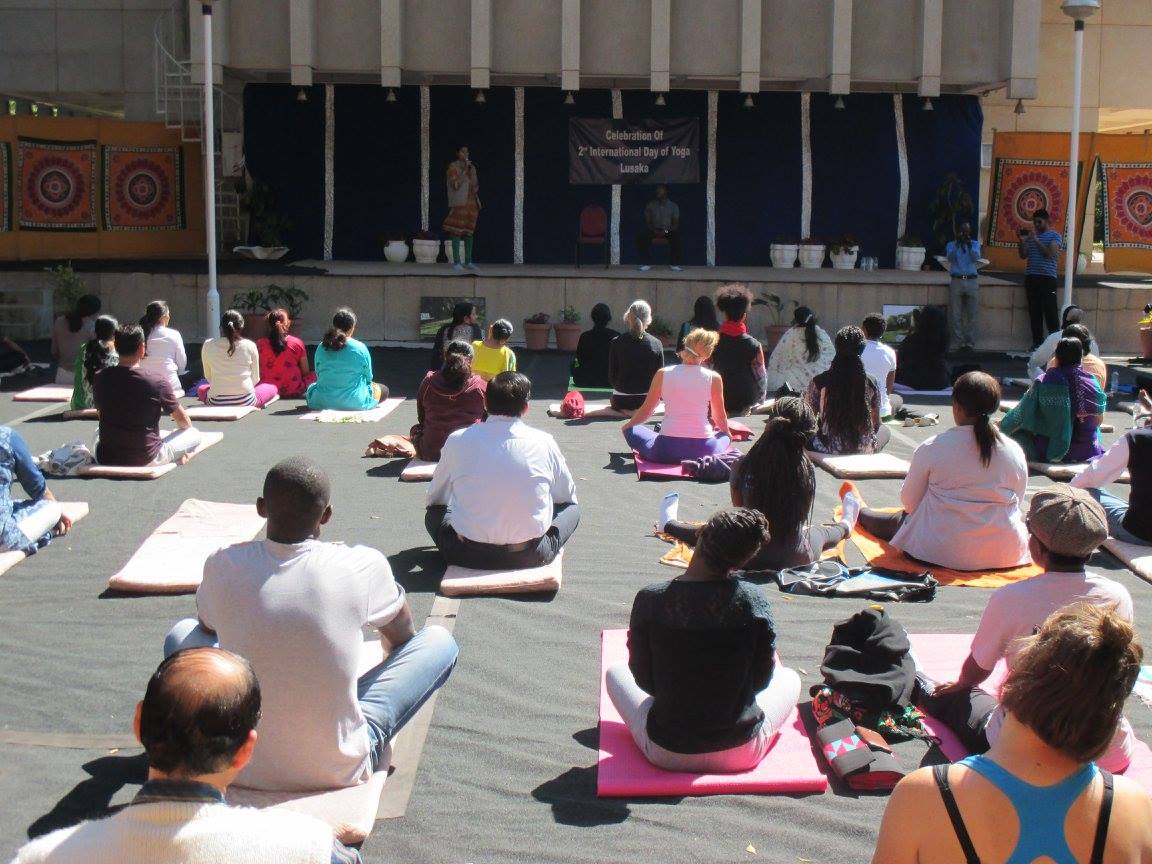 2nd International Day of Yoga at Lusaka